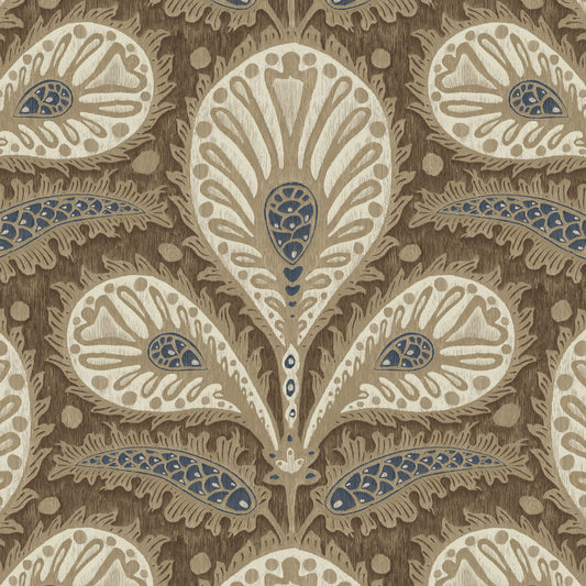 Ikat Clover Wallpaper by Josephine Munsey in 21