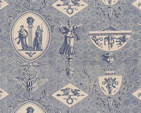 Mercury Fabric by Jasper in Indigo