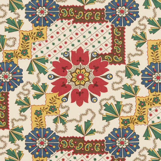 Jardin Touranien Fabric by Décors Barbares in Original, pattern detail