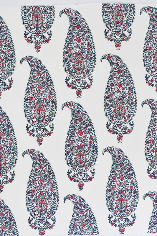 Josephine Fabric by Titley & Marr in Indigo & Red