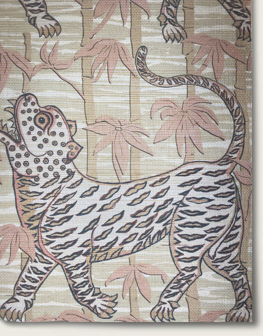 Jungle Fever Wallpaper by Aux Abris in Precocious Pink