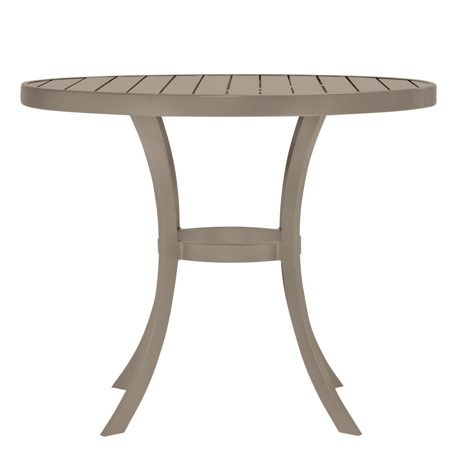 Koko II Tulip Dining Table Round 92 by JANUS et Cie in Mercury