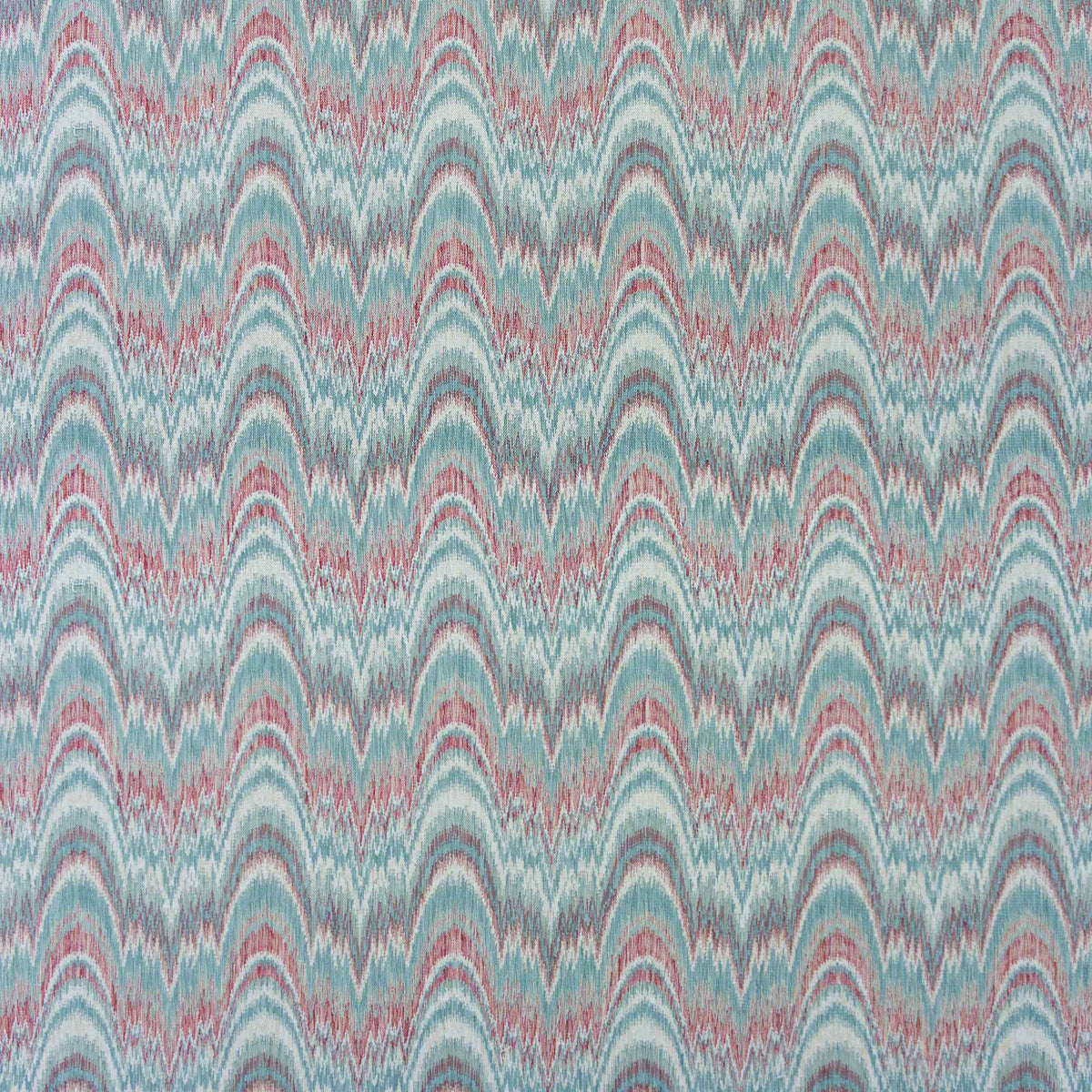 Spencer Tracy Fabric by Gaston y Daniela in Agua/Rojo