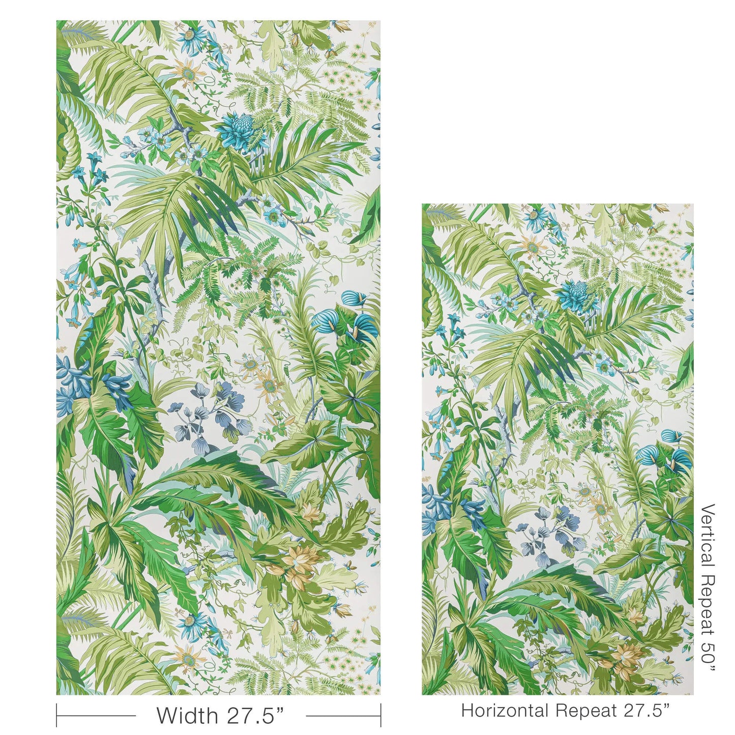 Majorelle Print Wallpaper