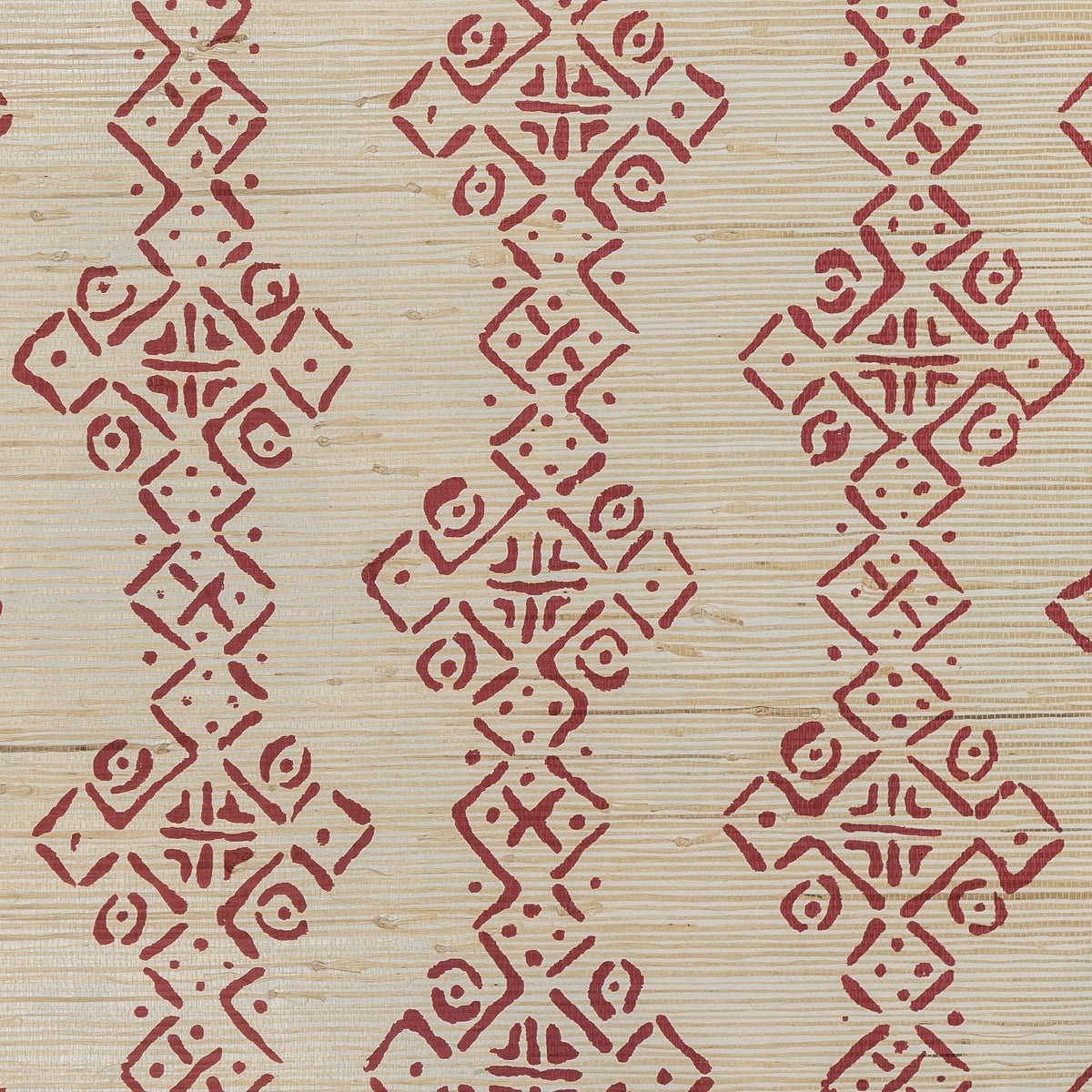 Mali Grasscloth - Ruby