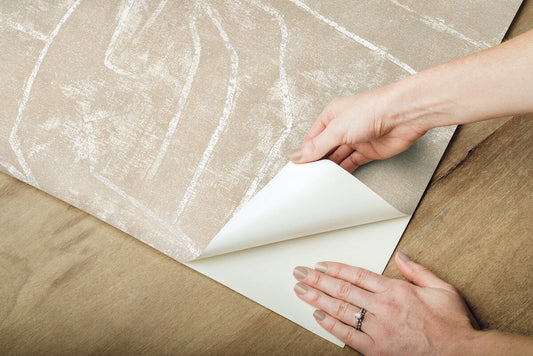 Urban Chalk Graffiti Peel & Stick Wallpaper