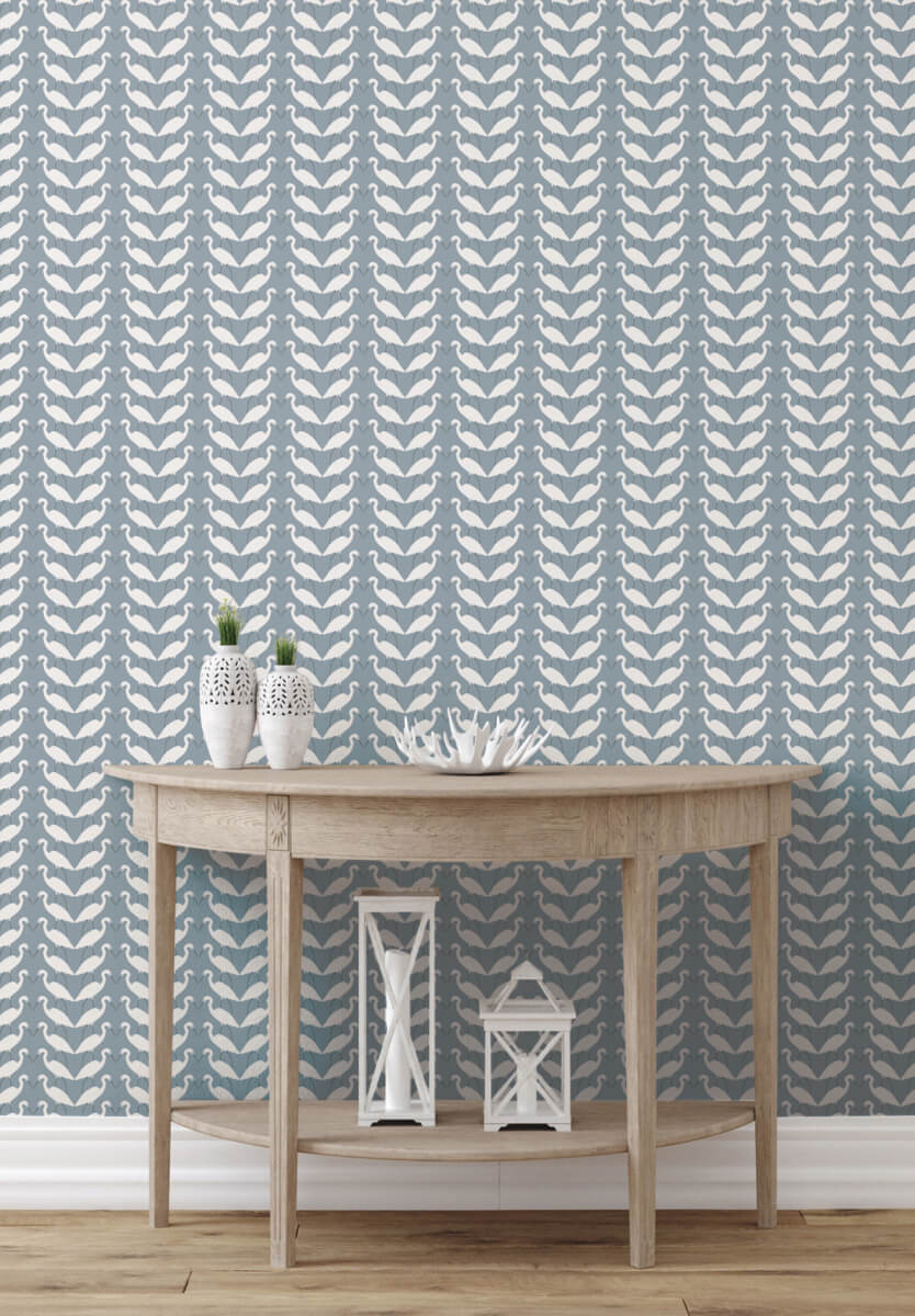 Elegant Birds Peel & Stick Wallpaper