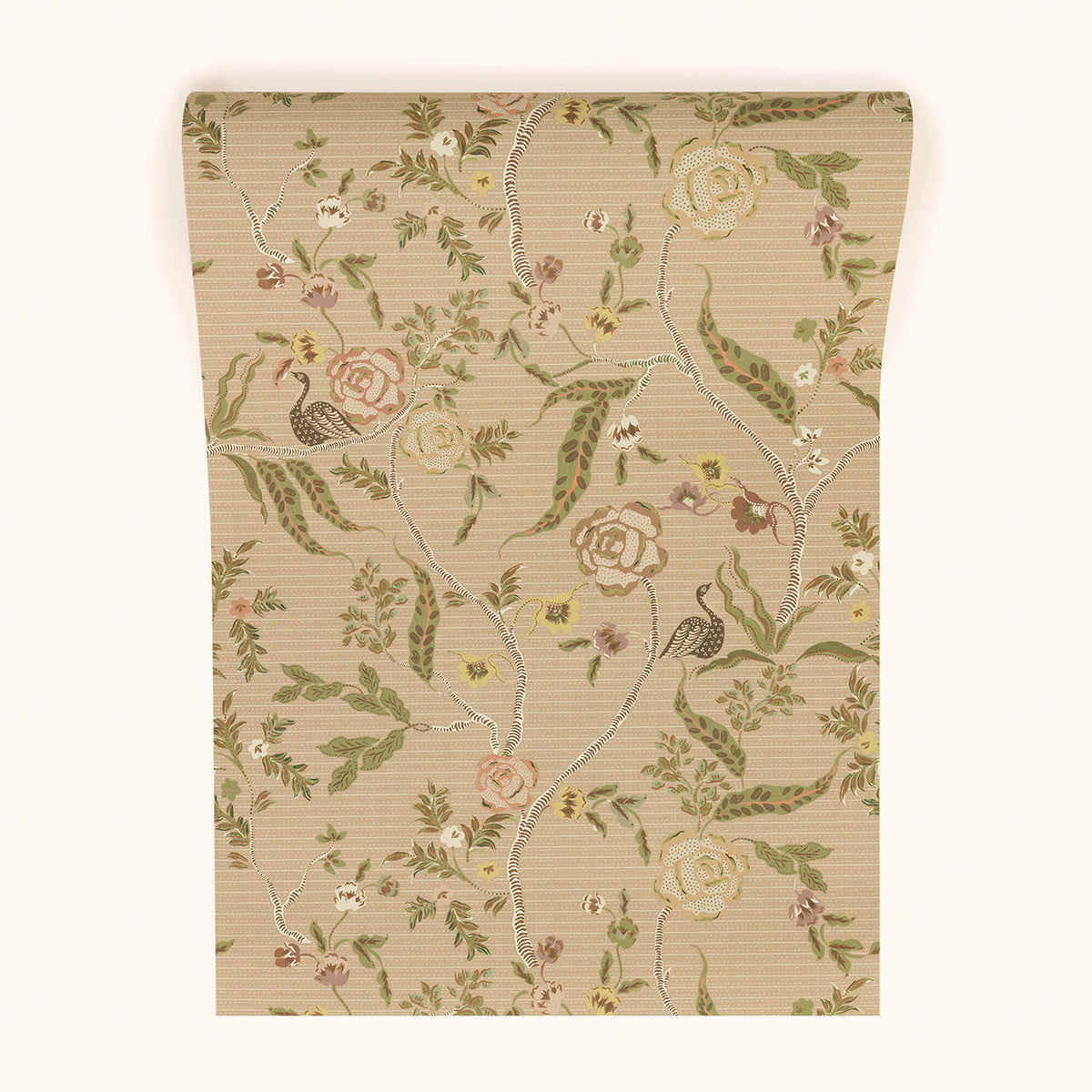 Eversley Wallpaper by Parker & Jules Coral Moss