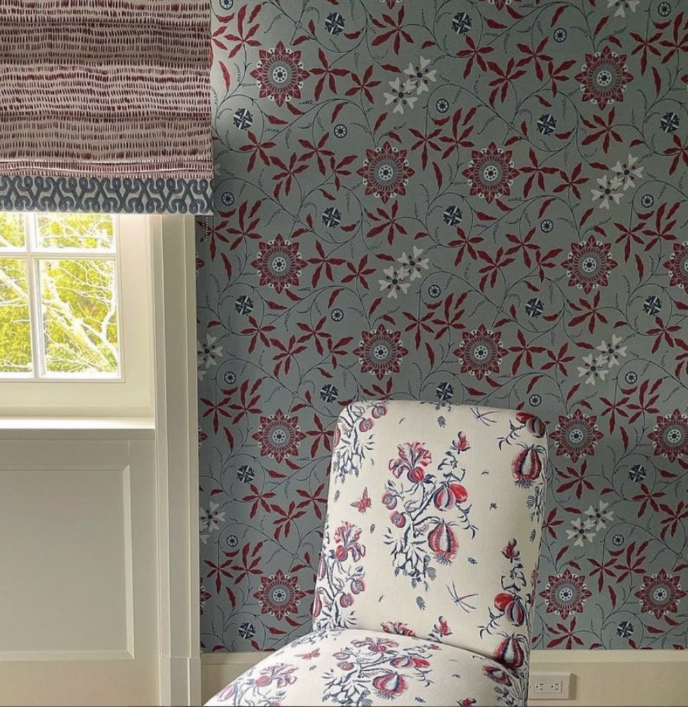 Deerfield Wallpaper by Adelphi Paper Hangings, room setting