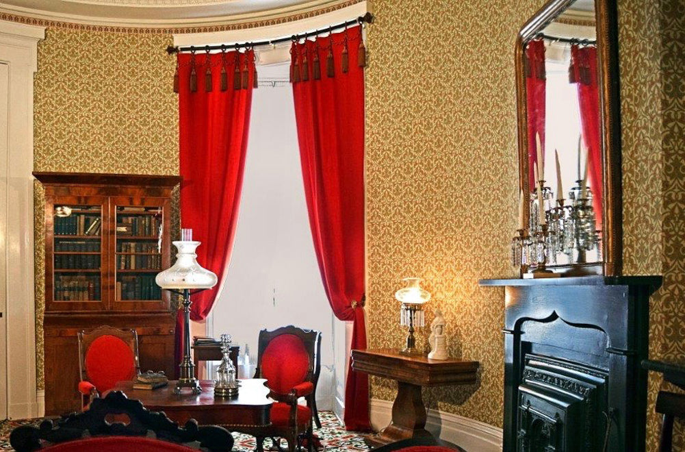 Persian Volute Wallpaper by Adelphi Paper Hangings, room setting