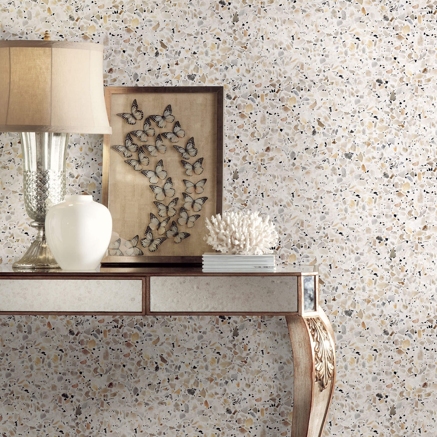 Terrazzo Dots Peel & Stick Wallpaper