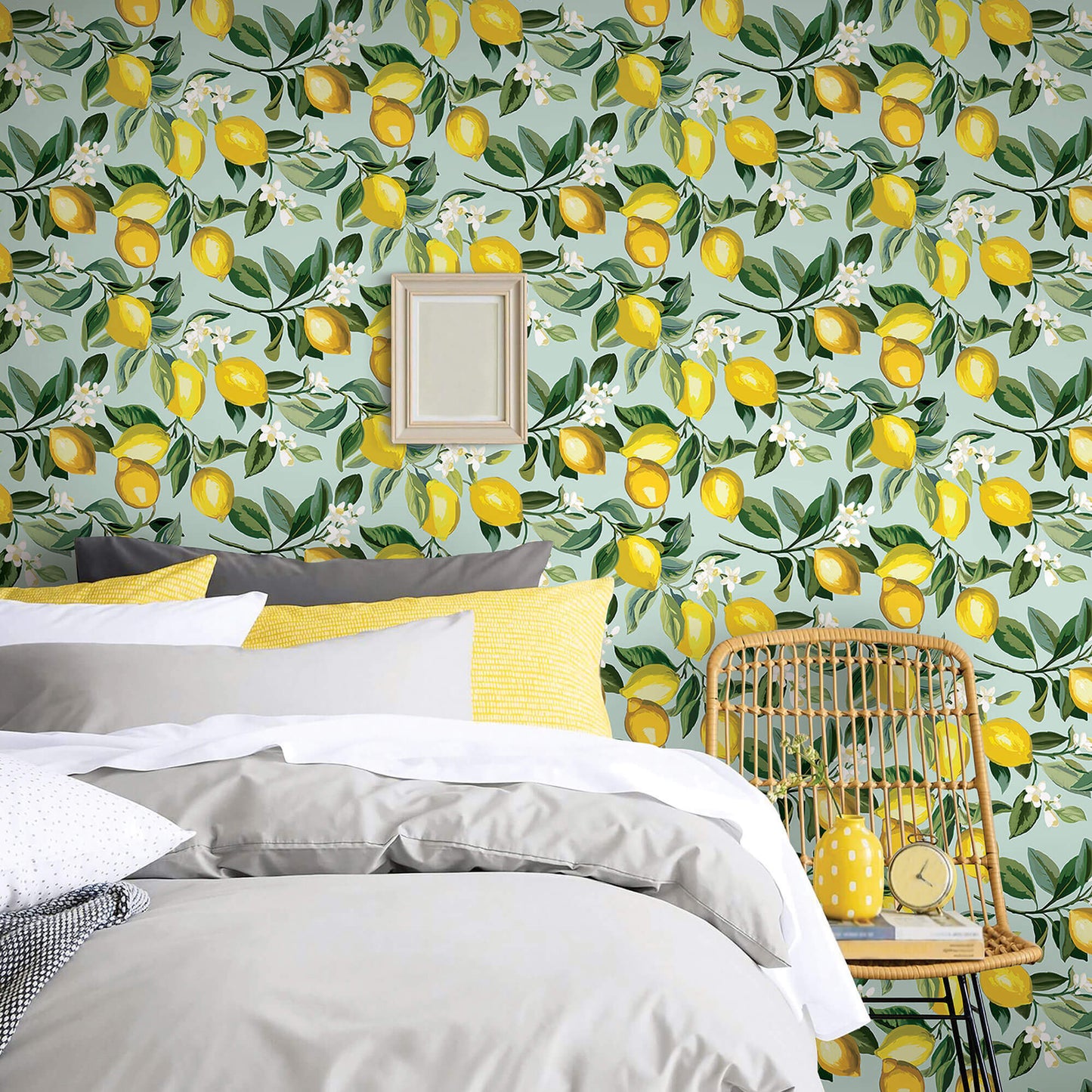Lemon Zest Peel & Stick Wallpaper