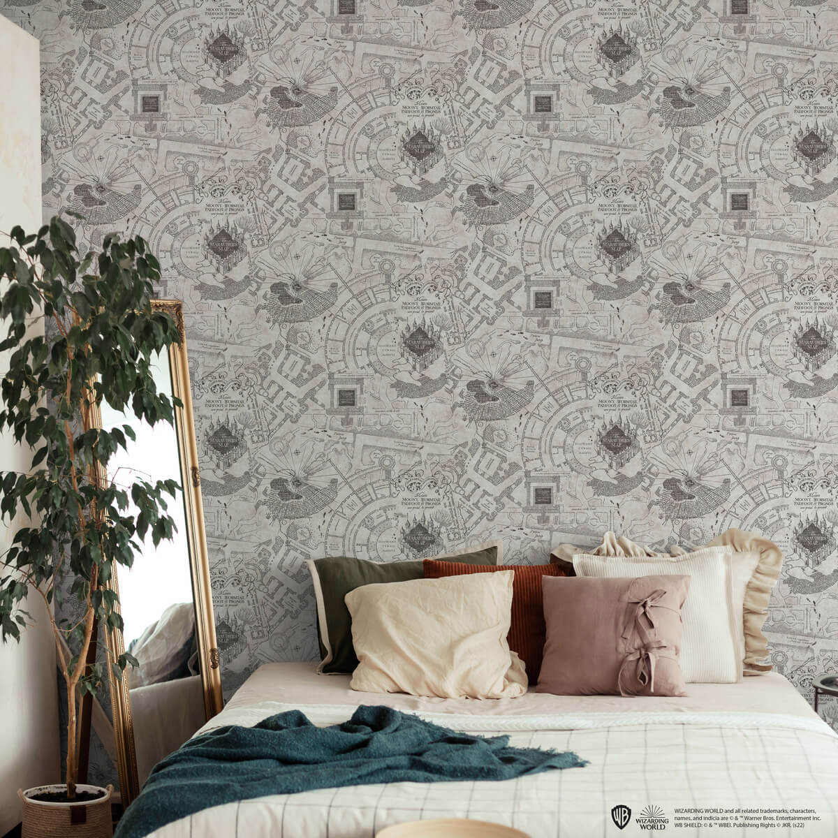 Harry Potter Marauder's Map Peel & Stick Wallpaper