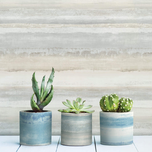 Watercolor Stripes Peel & Stick Wallpaper