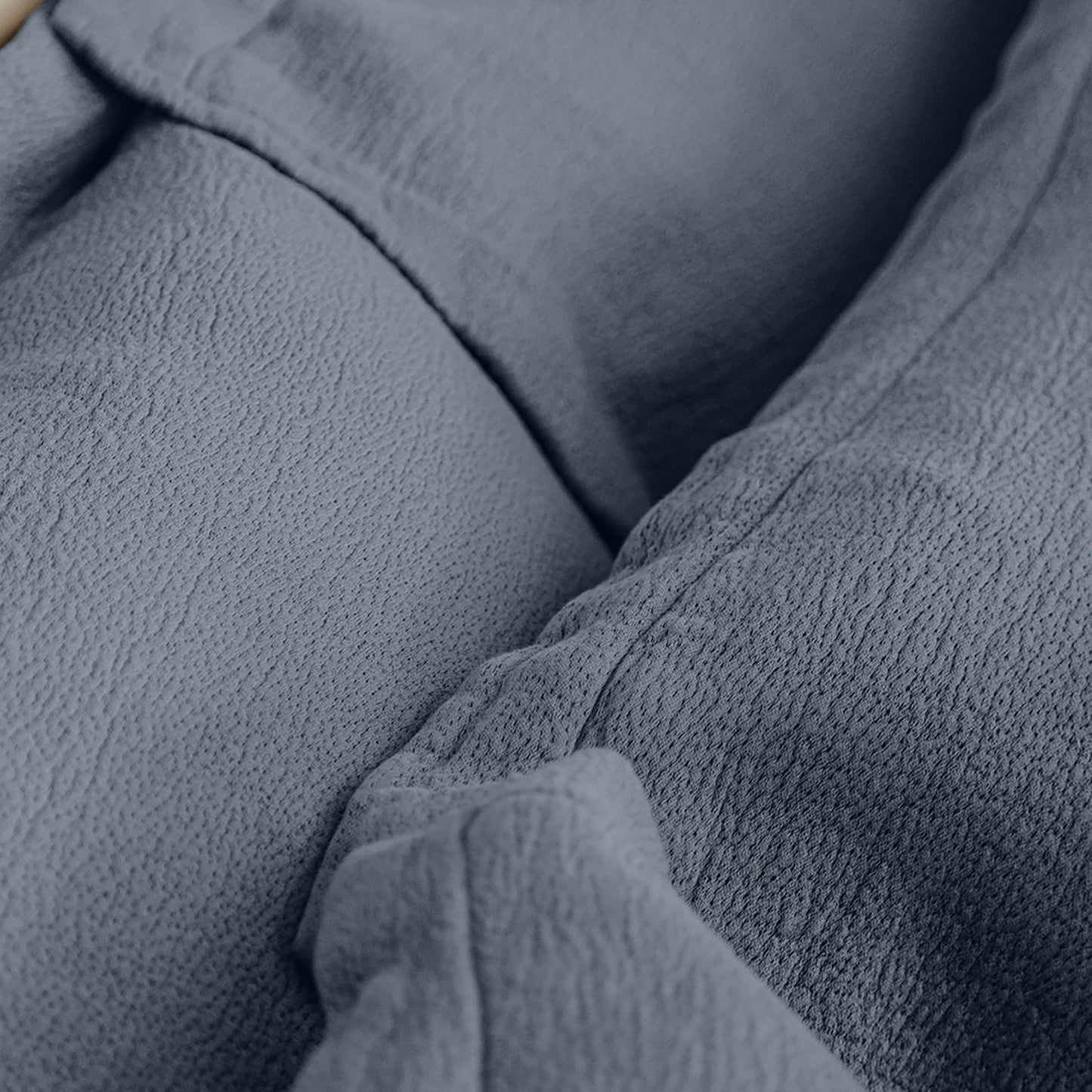Waves Pillow Sham - in Slate - King