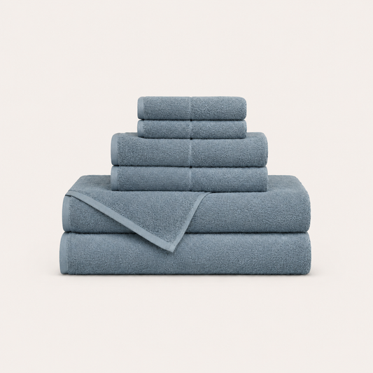 Ritual Bath Sheet Set in Coast