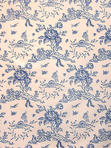 Rosedene Fabric by Titley & Marr in Cadet
