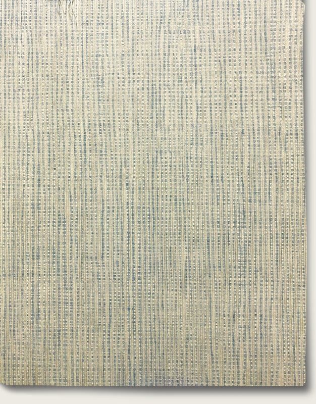 Rough Weave Wallpaper by Aux Abris in Airy Blue