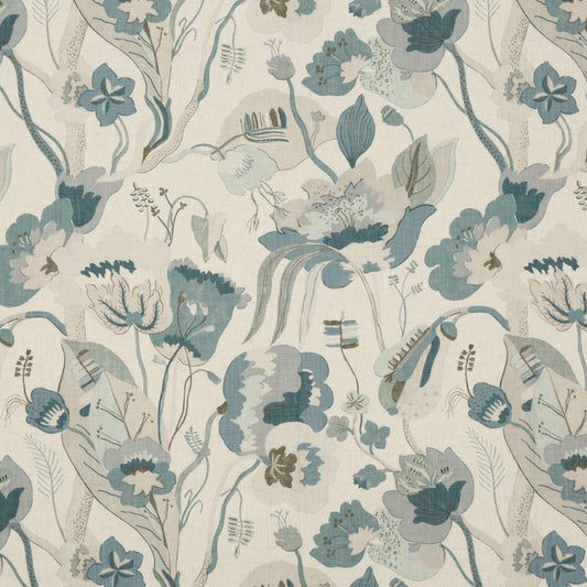 California Fabric by G P & J Baker in Linen/Denim