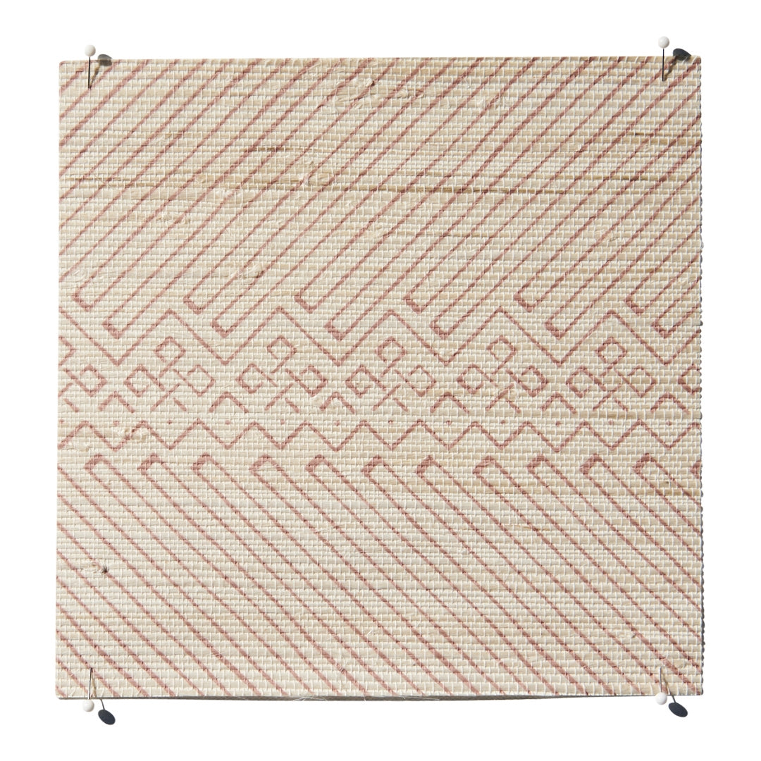 Jacinto Grasscloth Wallpaper by Serena Dugan in Ginger