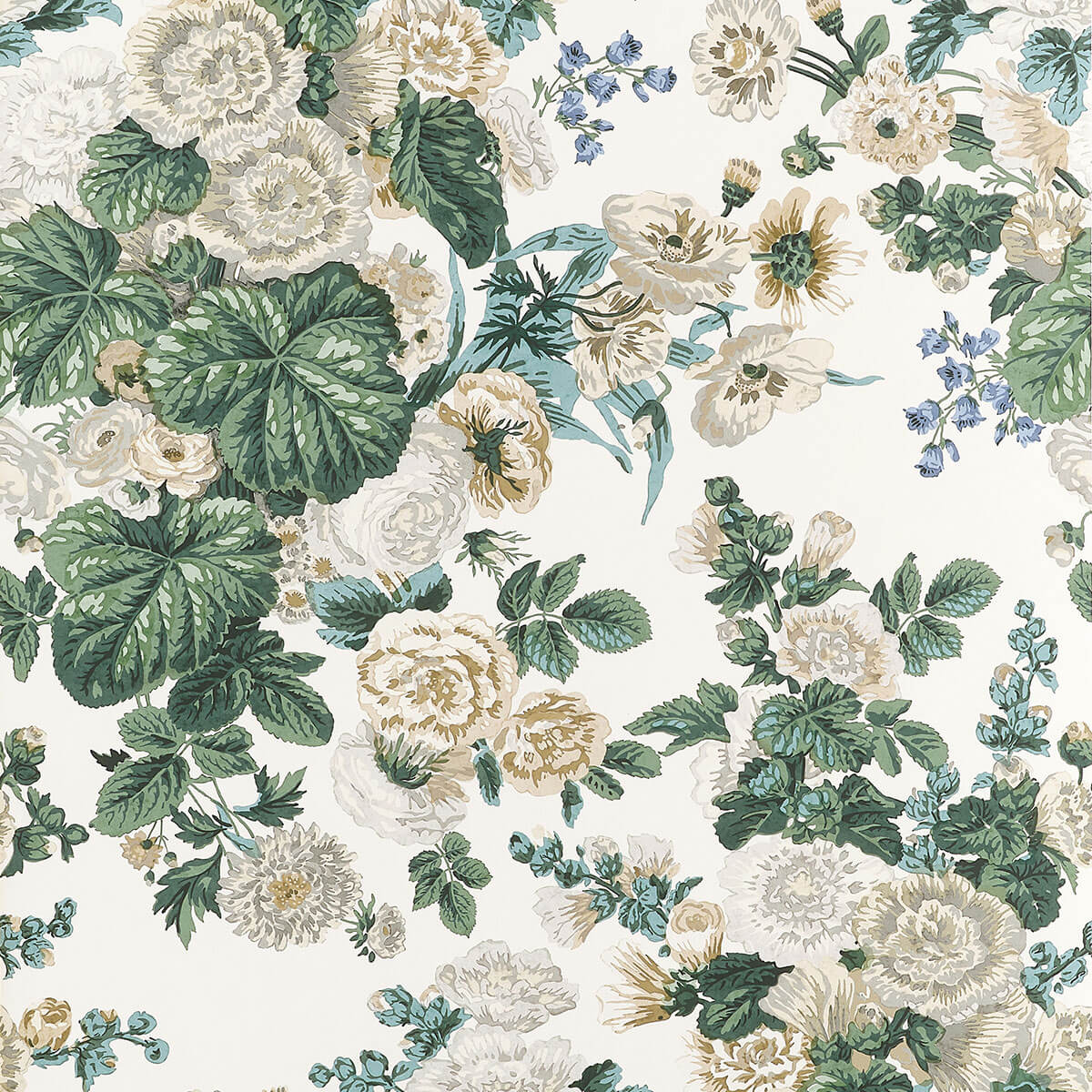 Boxwood Hidcote Wallpaper