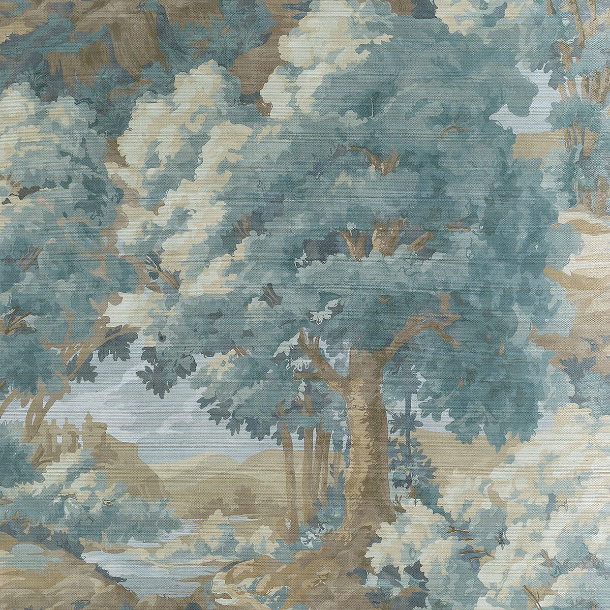 Boxwood Woodland Clearing Wallpaper