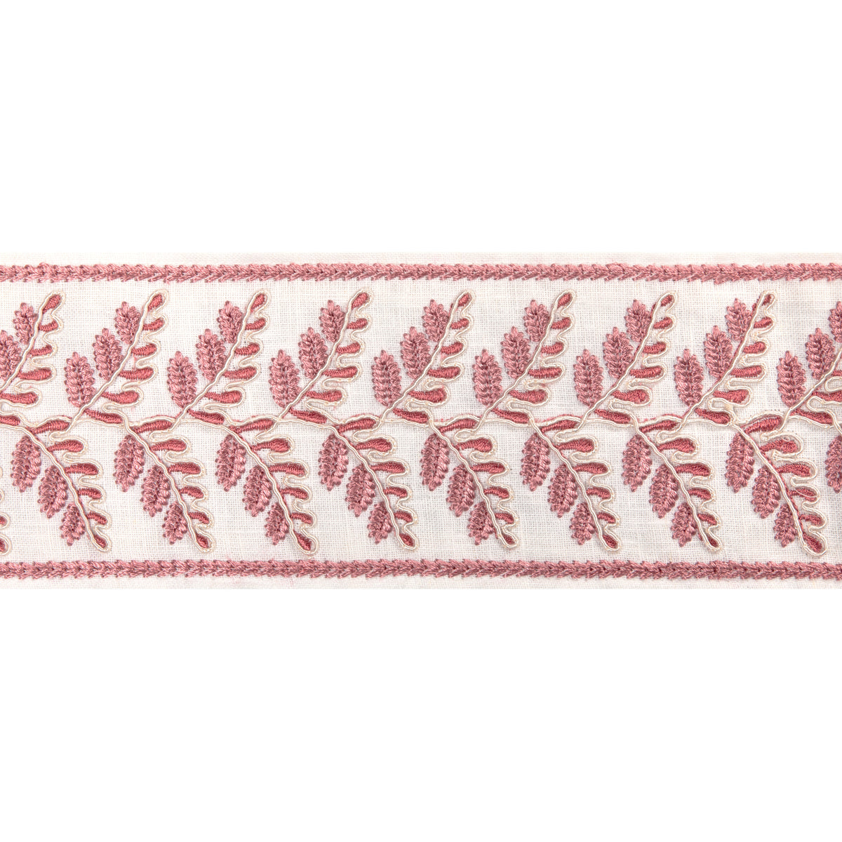 Fougere Border Trim by Brunschwig & Fils in Rosewood