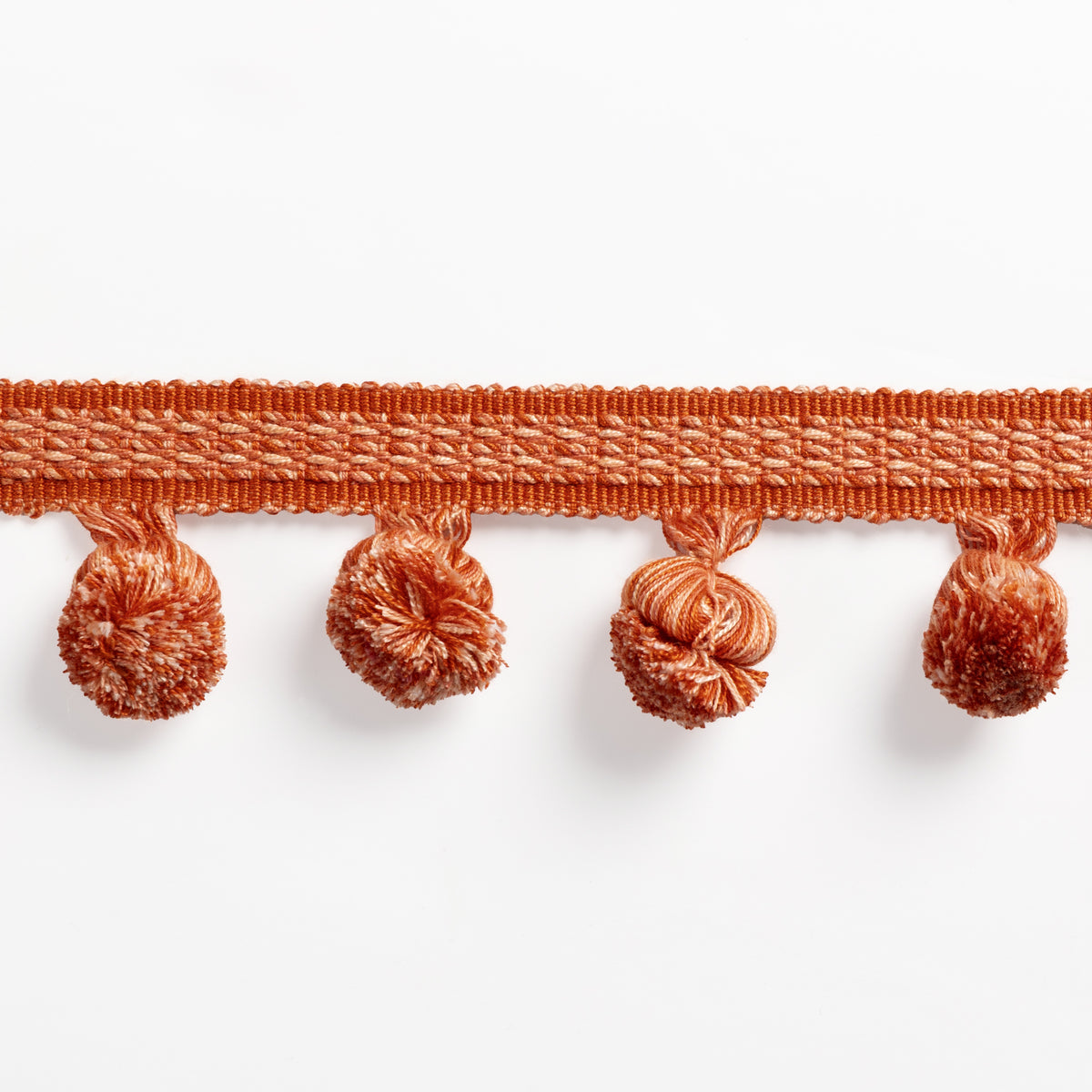 Montcel Pom Fringe Trim by Brunschwig & Fils in Spice