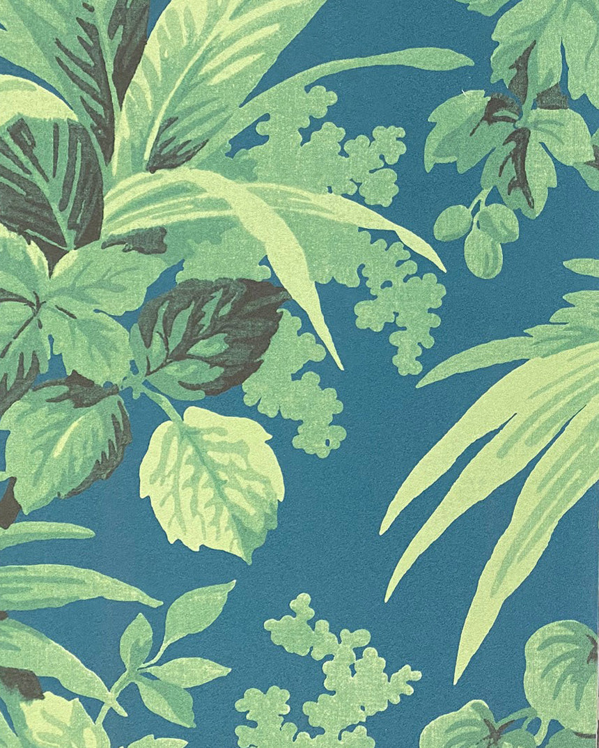 Heligan Wallpaper by Fleurons d'Hélène in Rainforest