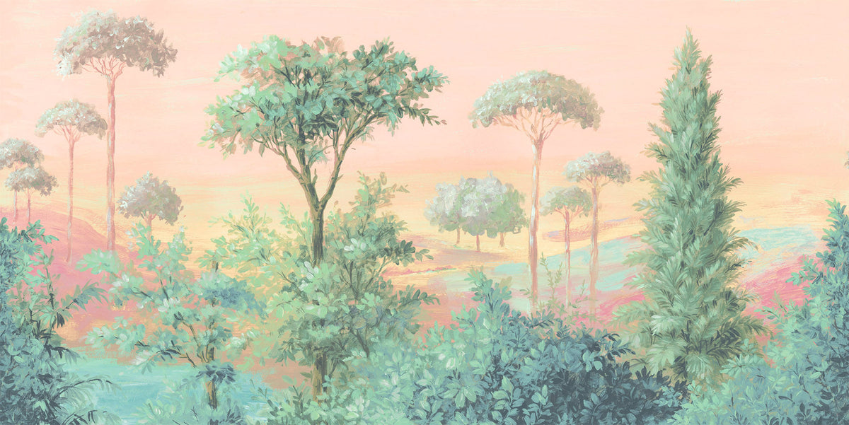Oasis Pastel mural by Woodchip & Magnolia