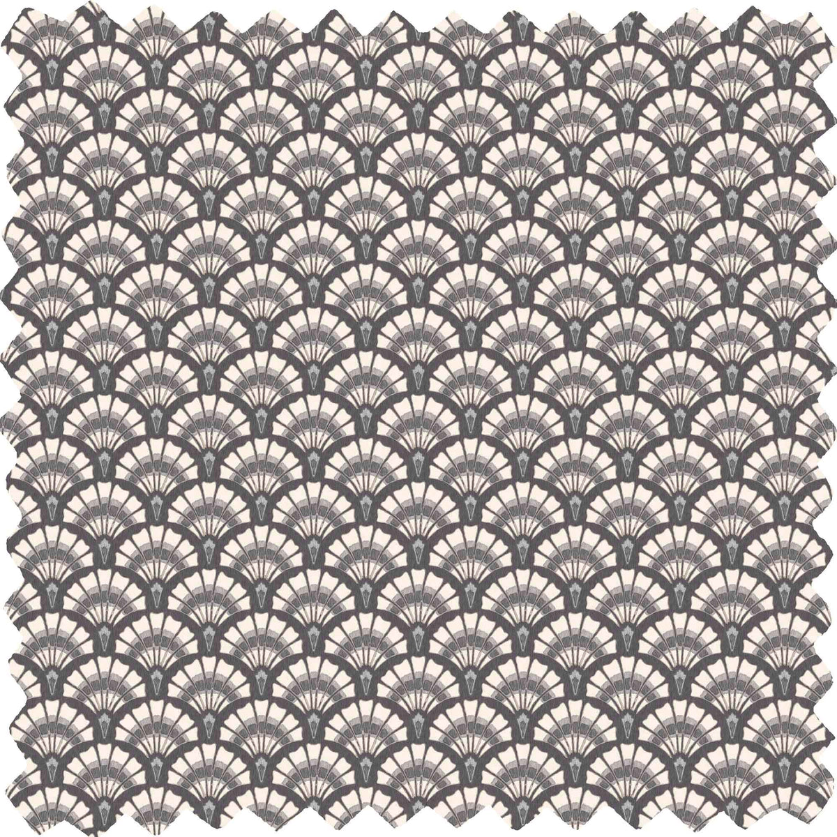 Betsy Fan Ditsy Smoke Velvet Fabric