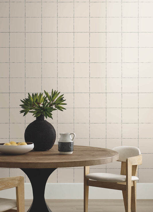 La Vitre Plaid Wallpaper