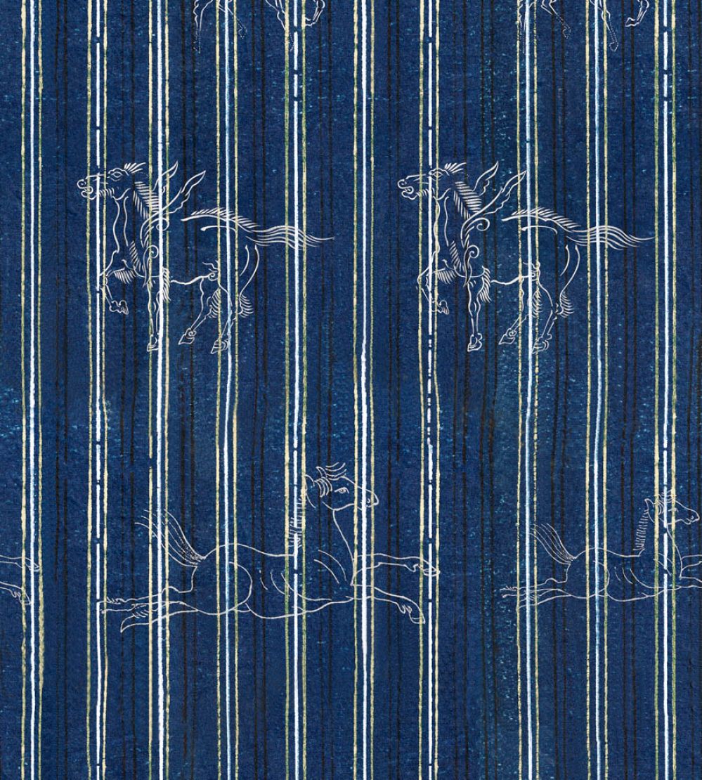 A Fable Wallpaper by MINDTHEGAP Indigo