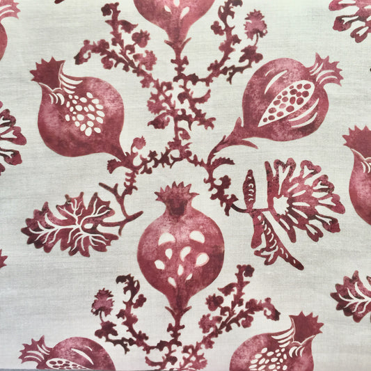 Pomegranate Fabric by Botanica Trading in Berry