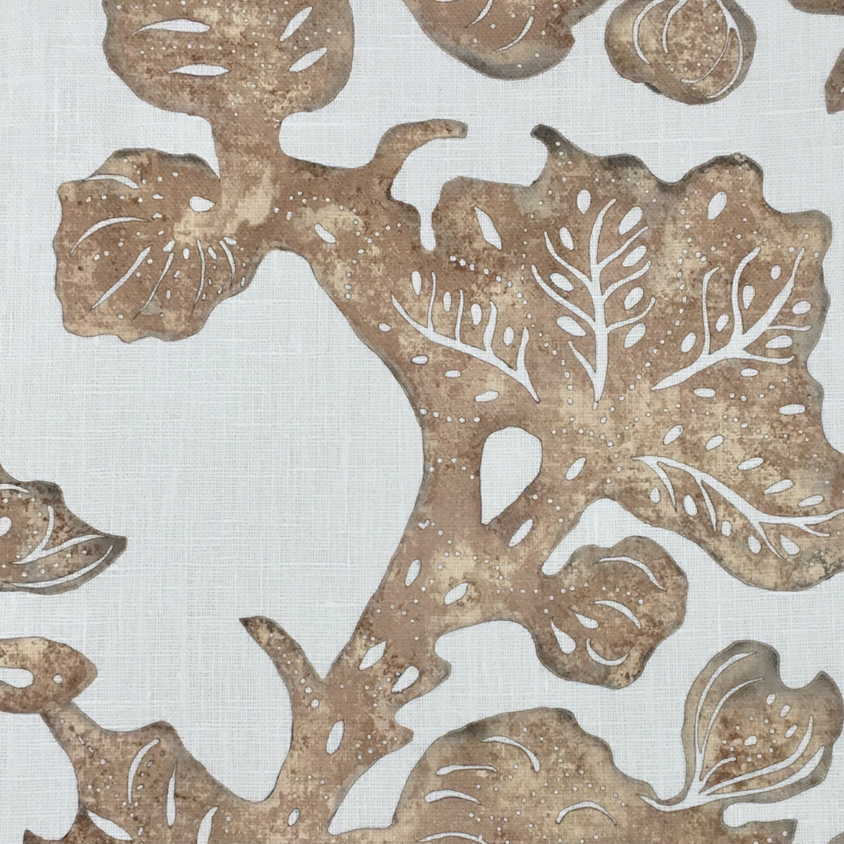 Fruiting Fig Fabric by Botanica Trading in Cinnamon