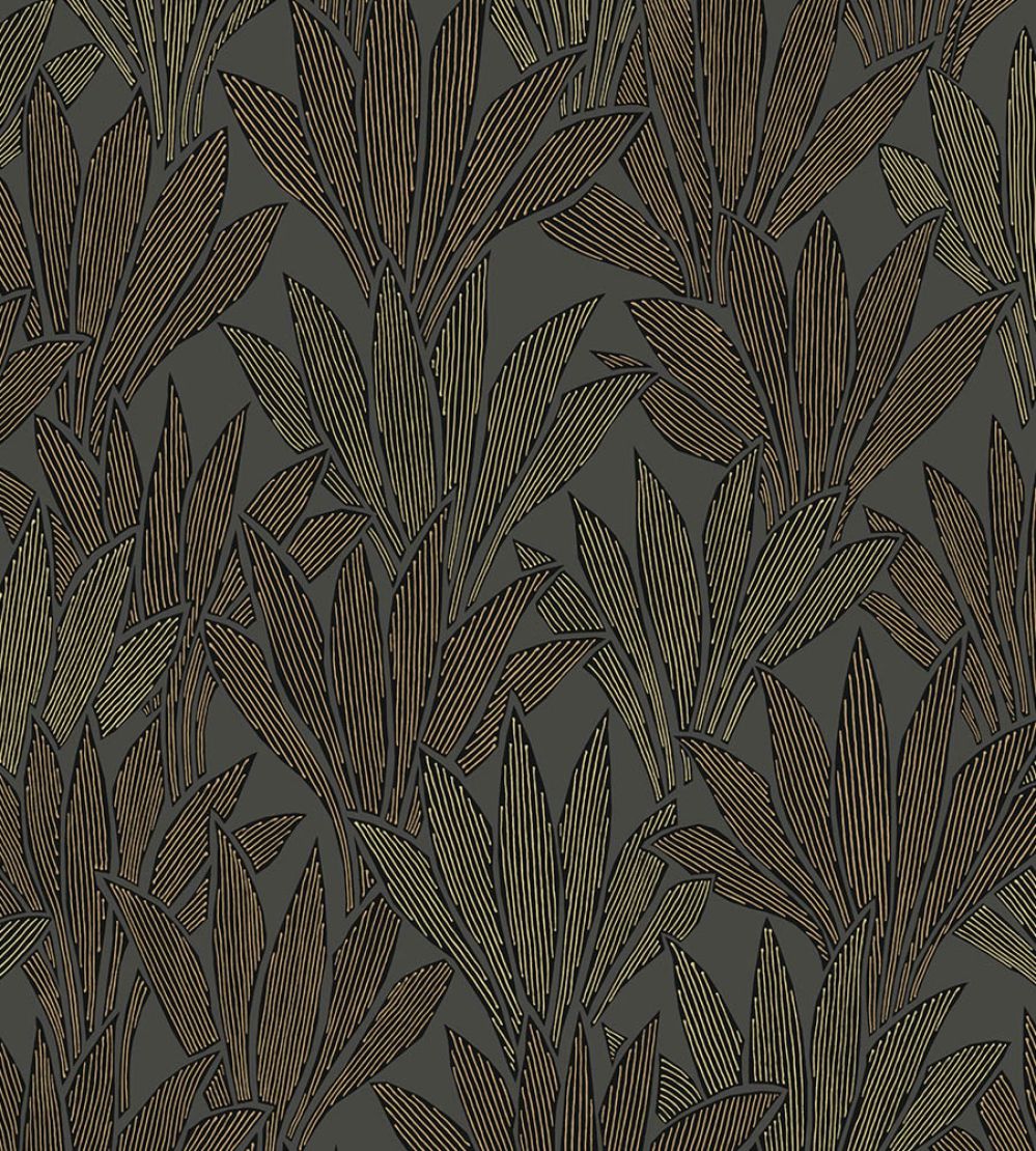 Abstract Palm Wallpaper by Eijffinger Grey/Silver