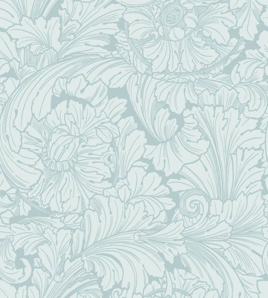 Acanthus Wallpaper by Cole & Son Print Room Blue