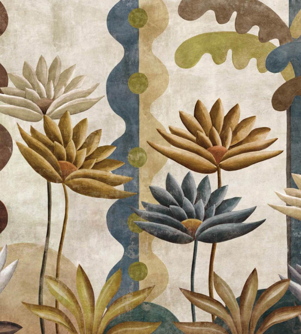 Agaves Mural by Coordonne Indigo