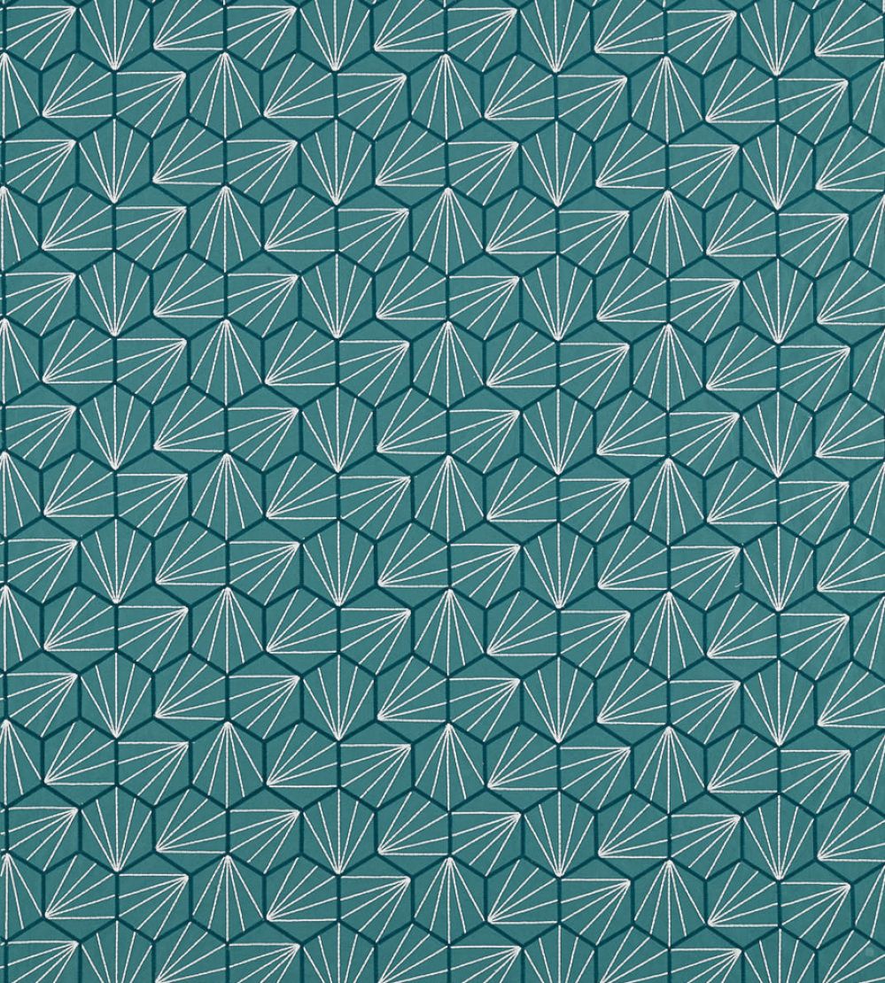 Aikyo Fabric by Scion Teal