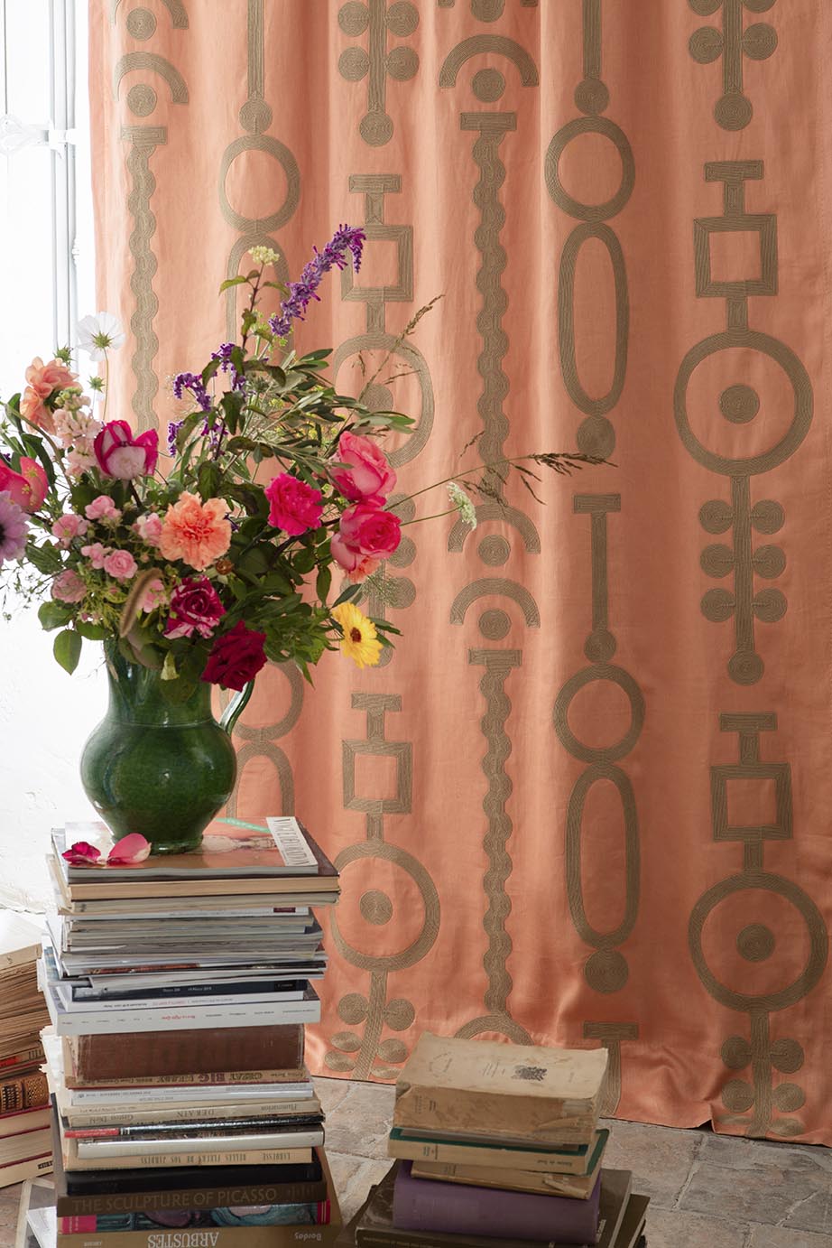 Alberto Fabric by Pierre Frey shown in a room setting (view 2)