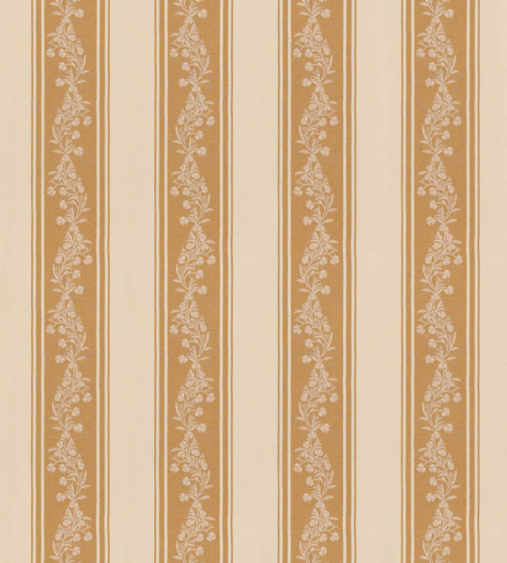 Aldbury Stripe Fabric by GP & J Baker Ochre