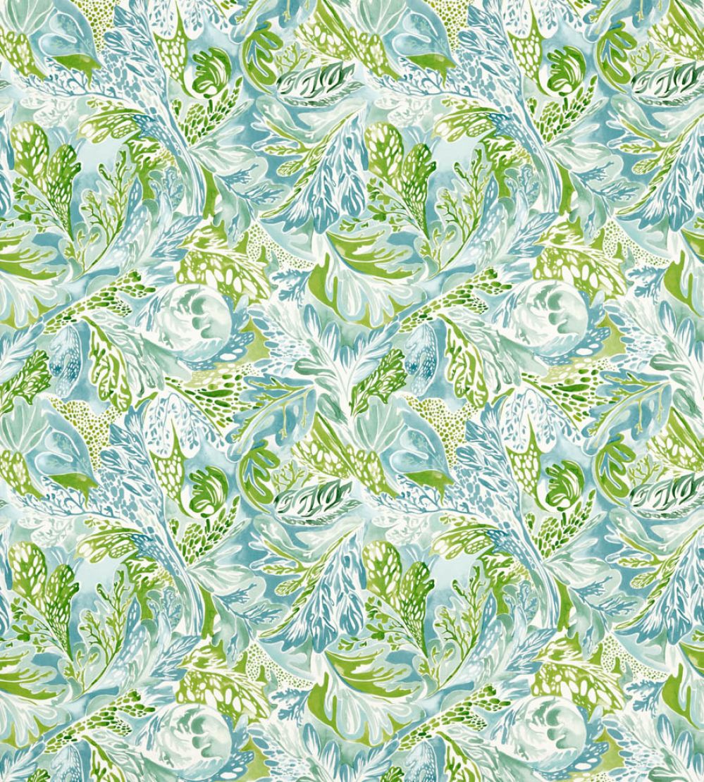 Aloutau Fabric by Harlequin Sweet Pea/Sky/Stone