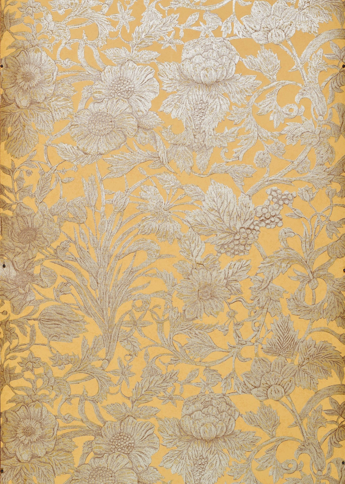Amicia Wallpaper by Watts 1874 in Tansy Yellow
