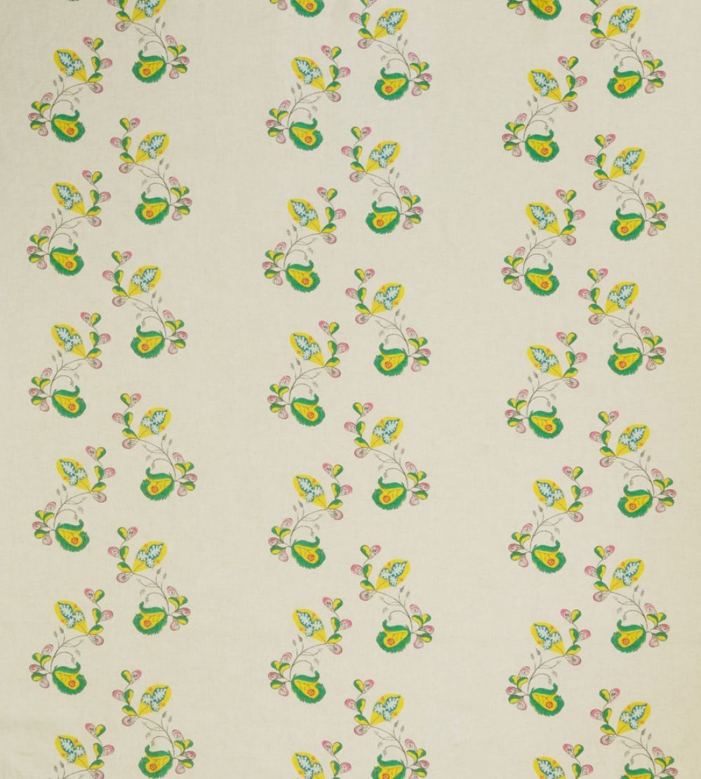 Psycho Sprig Fabric by Andrew Martin Tropical Yellow