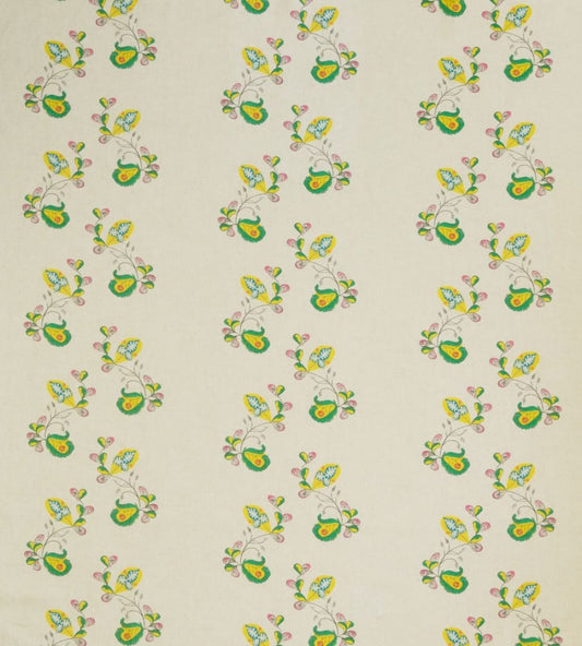 Psycho Sprig Fabric by Andrew Martin Tropical Yellow