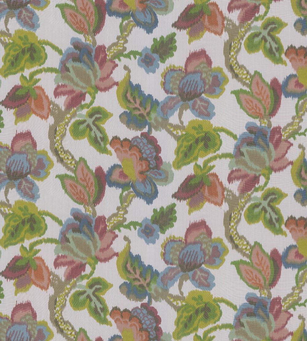 Anya Fabric by Travers Pink/Green