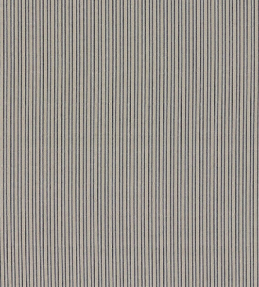 Apron Stripe Fabric by Zoffany Stone/Denim