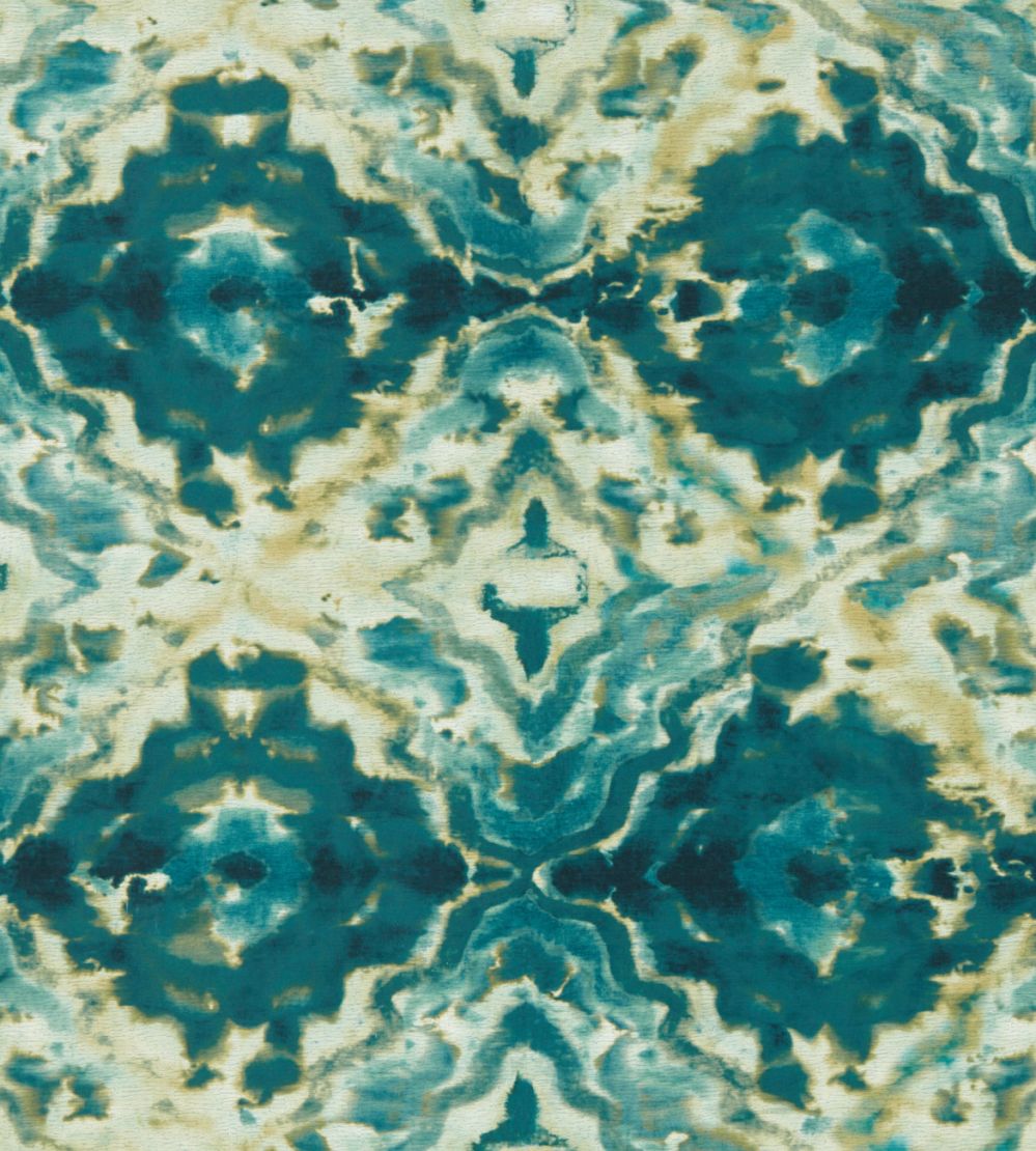 Aqueous Wallpaper by Clarke & Clarke Teal