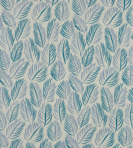 Armature Feuilles Wallpaper by Christopher Farr Cloth Cobalt