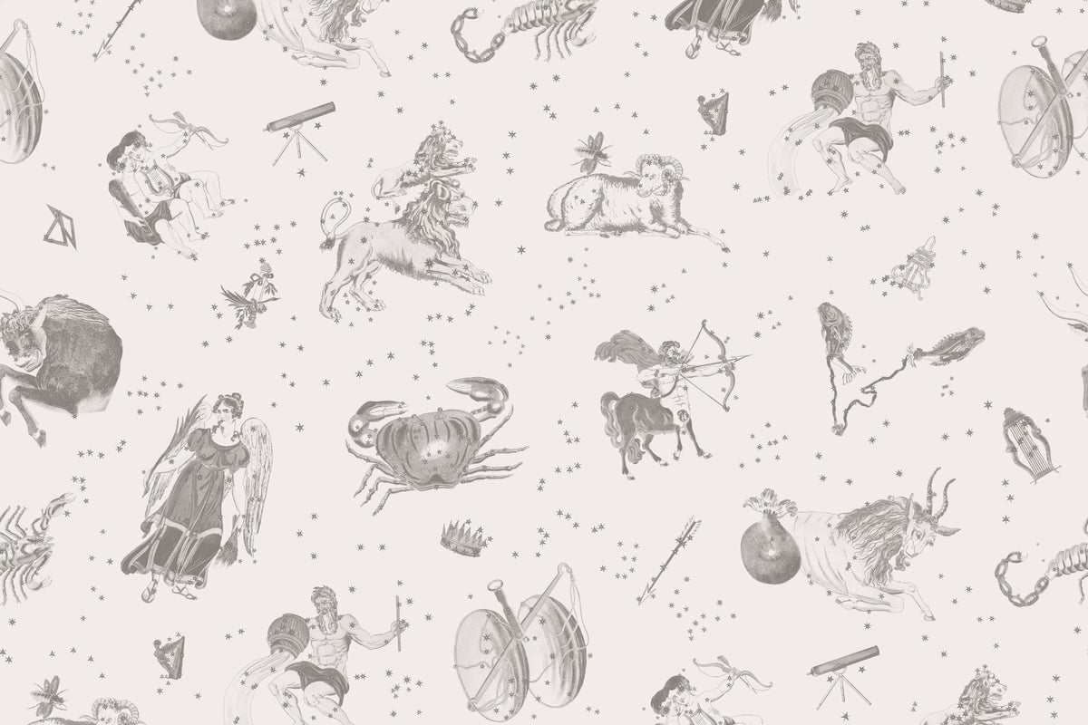 Astrology Grey mural by Hovia